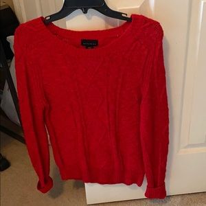 Small red sweater